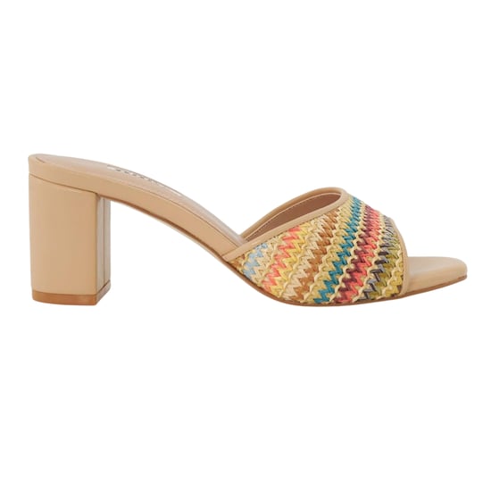 Dune London Dames/Dames Gehaakte Medium Blokmuiltjes Sandalen (Veelkleurig) - Image 3