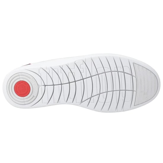FitFlop Dames/Dames Slangenprint Leren Trainers (Wit/Framboos) - Image 5