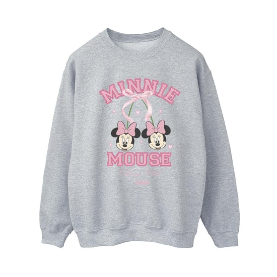 Disney Dames/Dames Cherry Club Minnie Mouse Sweatshirt (Sportgrijs) - Image 1
