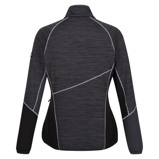 Regatta Dames/Dames Hepley II Full Zip Fleecejack (Afdichting Grijs/Zwart) - Image 2