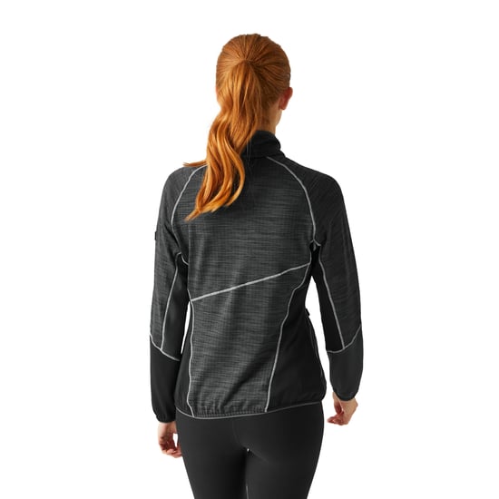 Regatta Dames/Dames Hepley II Full Zip Fleecejack (Afdichting Grijs/Zwart) - Image 4