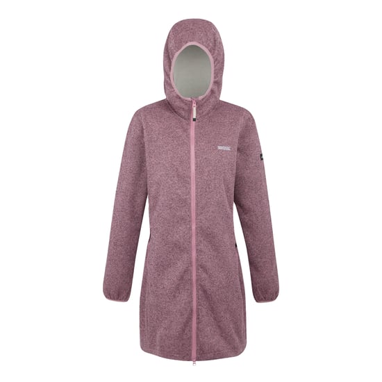 Regatta Dames/Dames Bloomfield Marl Longline Fleecejack (Lila/Licht Vanille) - Image 1