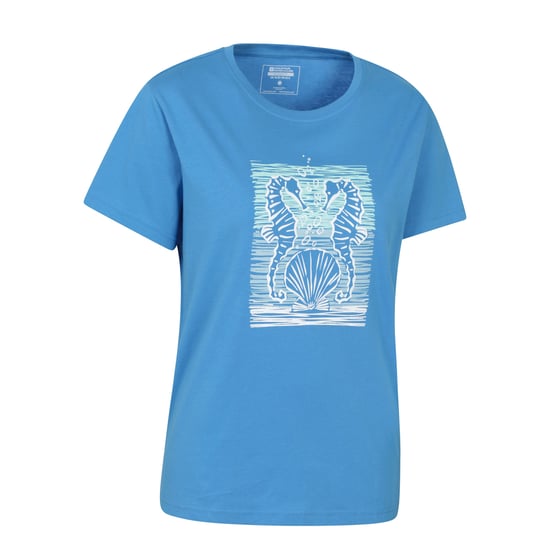 Mountain Warehouse Dames Zeepaard Relaxed Fit T-Shirt (Blauw) - Image 4