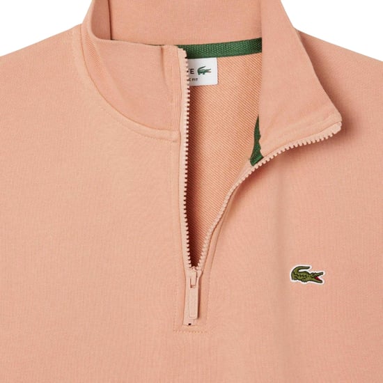 Lacoste Heren Fleece Sweatshirt met rits (Rozeachtig) - Image 2