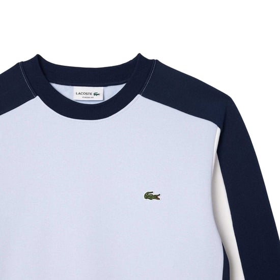 Lacoste Heren Sweatshirt met Colour Block Crew Hals (Blauw/Wit) - Image 2