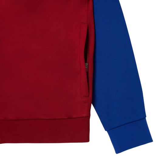 Lacoste Heren Interlock Stretch Track Jacket met rits (Rood) - Image 3