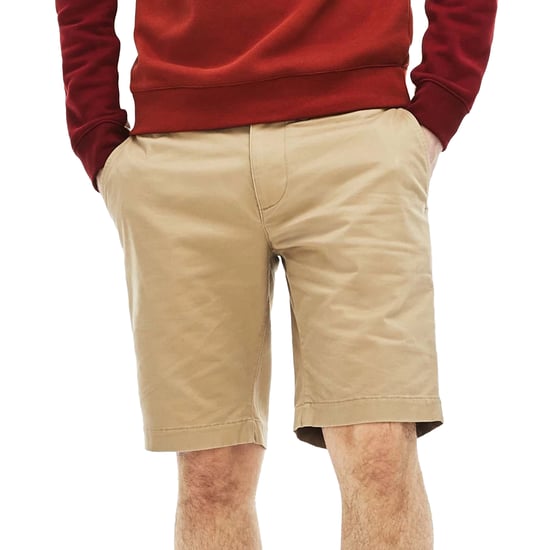 Lacoste Herenkatoen Stretch Slim Casual Korte Broek (Beige) - Image 2