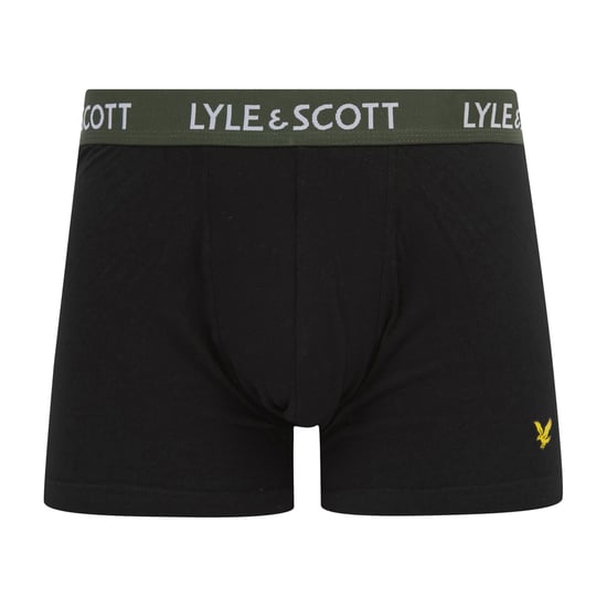 Lyle & Scott Heren Core Boxershorts (Set van 3) (Zwart) - Image 2