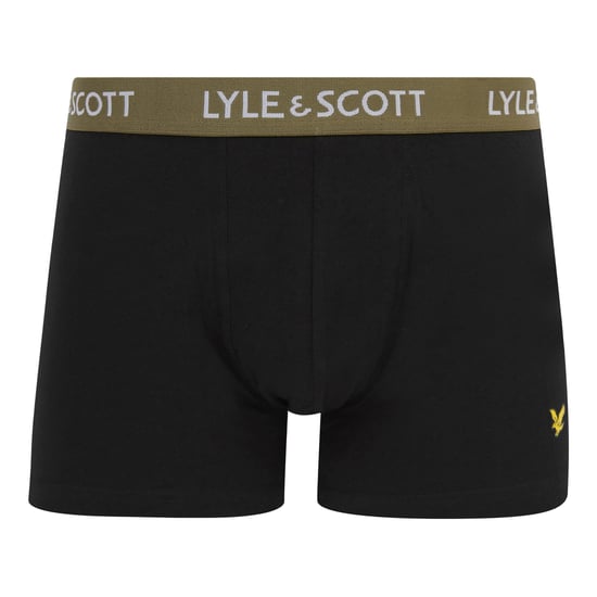 Lyle & Scott Heren Core Boxershorts (Set van 3) (Zwart) - Image 3