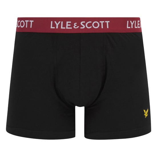 Lyle & Scott Heren Core Boxershorts (Set van 3) (Zwart) - Image 4