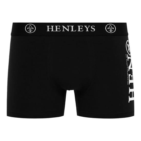 Henleys Heren Kelmack2 Boxershorts (Set van 5) (Blauw/Zwart/Maraan/Grijs/Navy) - Image 4