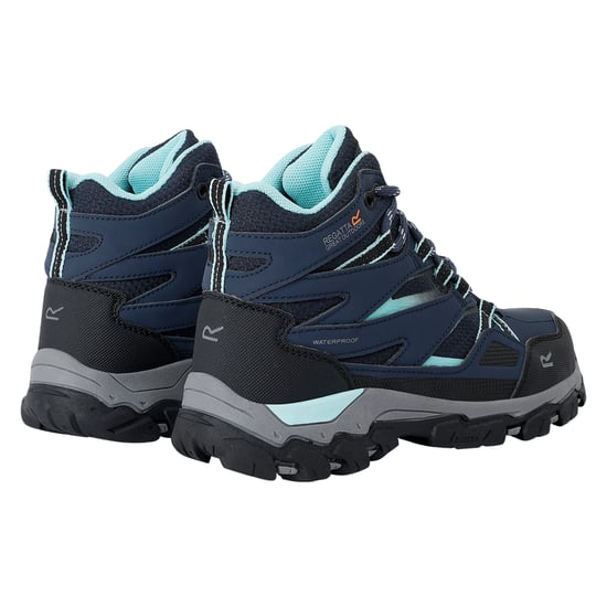 Regatta Kinder/Kinder Holcombe III Wandelschoenen (Marine/Aruba Blauw) - Image 2