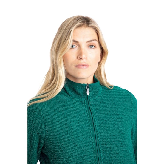 Weird Fish Dames/Dames Cheryl Textured Full Zip Fleecejack (Pauwenblauw) - Image 4