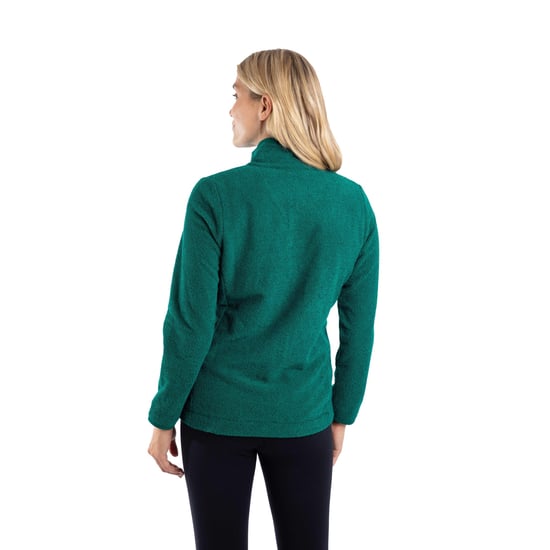 Weird Fish Dames/Dames Cheryl Textured Full Zip Fleecejack (Pauwenblauw) - Image 6