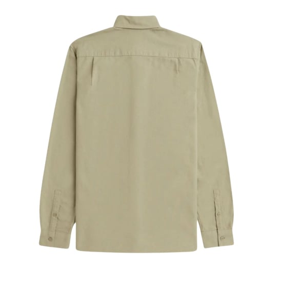 Fred Perry Heren Oxford overhemd met lange mouwen (Warm Grijs) - Image 2