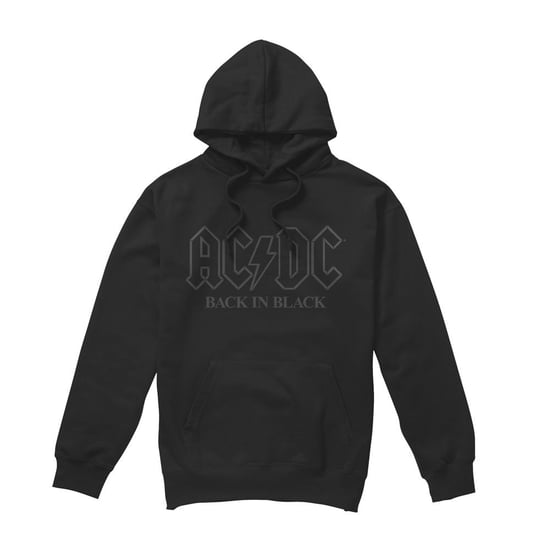 AC/DC Heren Back In Black Outline Hoodie (Zwart) - Image 1