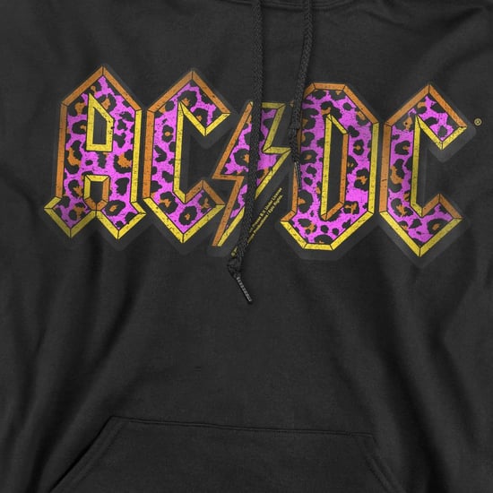 AC/DC Heren Animal Print Hoodie (Zwart) - Image 3