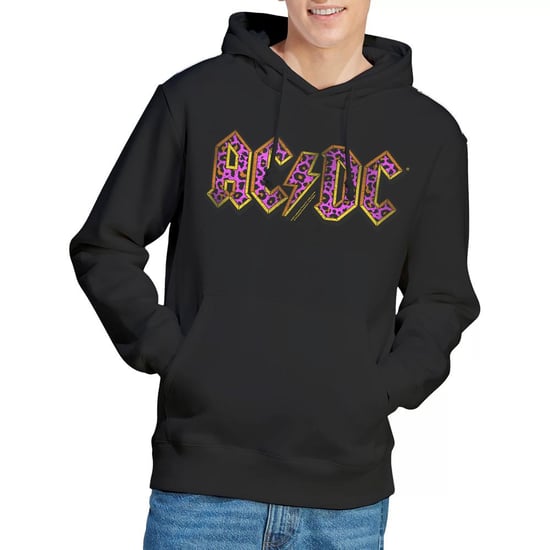 AC/DC Heren Animal Print Hoodie (Zwart) - Image 5