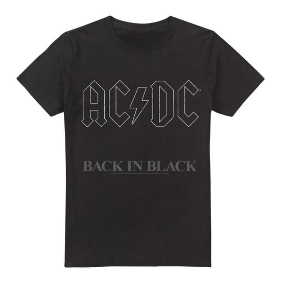 AC/DC Heren Back In Black T-shirt (Zwart) - Image 1