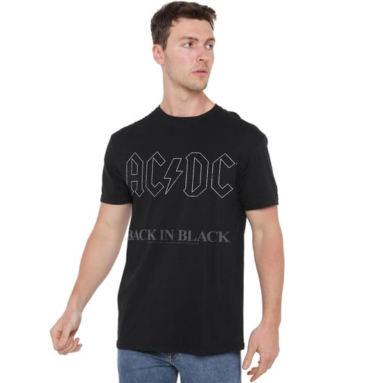AC/DC Heren Back In Black T-shirt (Zwart) - Image 5