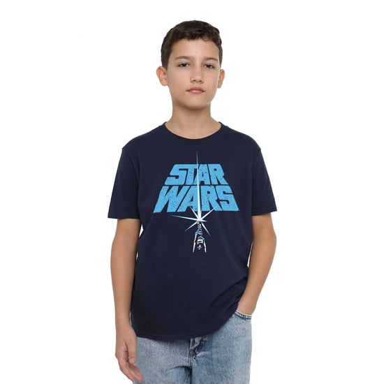 Star Wars Kinderen/Kinderen Lightsaber Logo T-Shirt (Marine) - Image 3