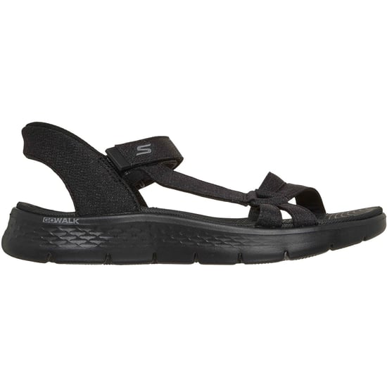 Skechers GO WALK Flex Illuminate Textiel Dames Zwart Standaard Sandalen - Image 5