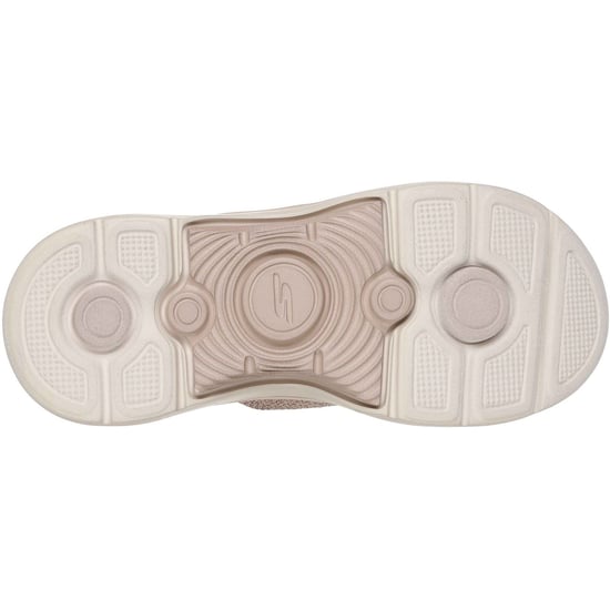 Skechers Go Walk Arch Fit 2.0 Textiel Dames Taupe Standaard Sandalen - Image 2