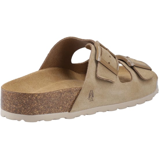 Hush Puppies Brixley Mule Suède Dames Taupe Standaard Sandalen - Image 2