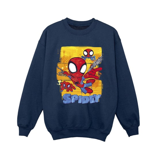 Marvel Jongens Spidey En Zijn Verbazingwekkende Vrienden Vliegend Sweatshirt (Marineblauw) - Image 1