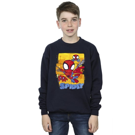 Marvel Jongens Spidey En Zijn Verbazingwekkende Vrienden Vliegend Sweatshirt (Marineblauw) - Image 2