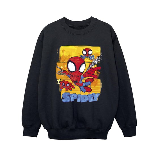 Marvel Jongens Spidey En Zijn Verbazingwekkende Vrienden Vliegend Sweatshirt (Zwart) - Image 1