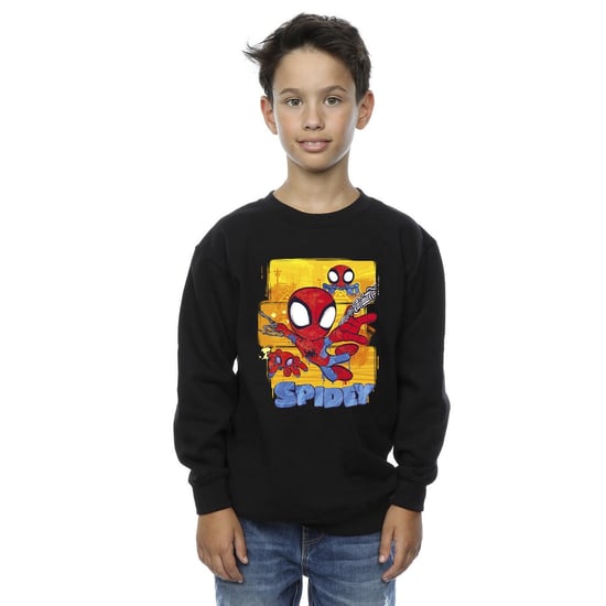 Marvel Jongens Spidey En Zijn Verbazingwekkende Vrienden Vliegend Sweatshirt (Zwart) - Image 2