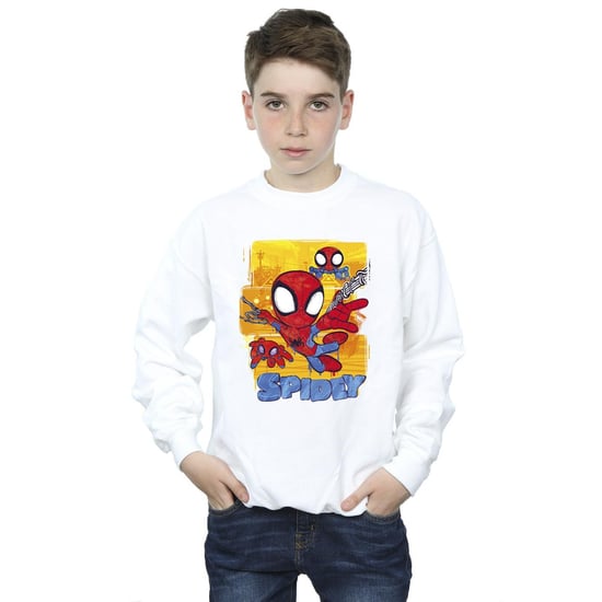 Marvel Jongens Spidey En Zijn Verbazingwekkende Vrienden Vliegend Sweatshirt (Wit) - Image 2
