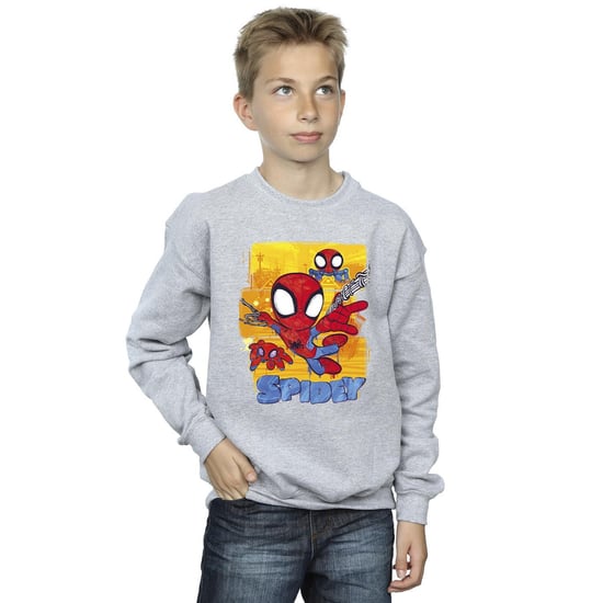 Marvel Jongens Spidey En Zijn Verbazingwekkende Vrienden Vliegend Sweatshirt (Sportgrijs) - Image 2