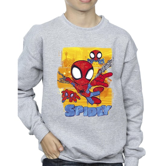 Marvel Jongens Spidey En Zijn Verbazingwekkende Vrienden Vliegend Sweatshirt (Sportgrijs) - Image 3