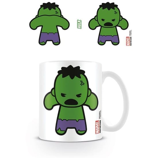 Marvel Kawaii Hulk Mok (Wit/Groen) - Image 2