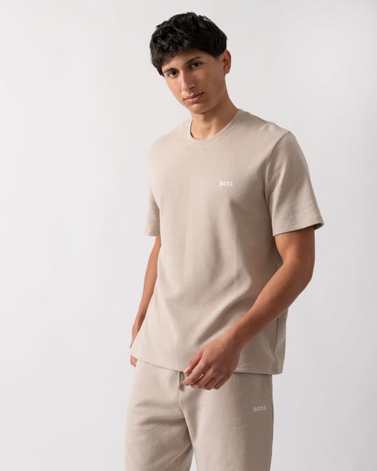 Pyjama T-shirt in Tan - Image 1