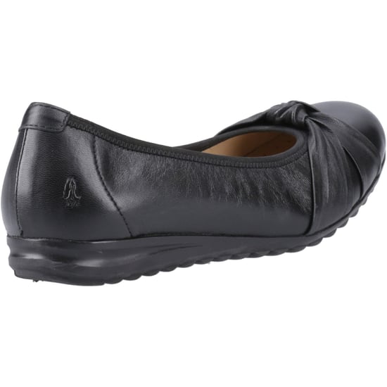 Hush Puppies Lilith Leren Dames Zwarte Standaard Ballerina's - Image 2