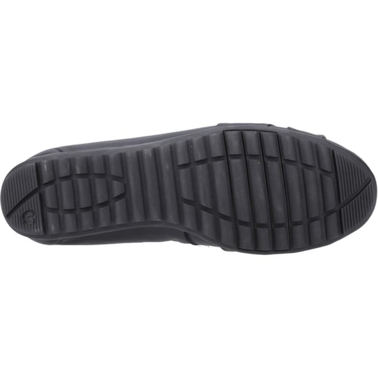 Hush Puppies Lilith Leren Dames Zwarte Standaard Ballerina's - Image 3