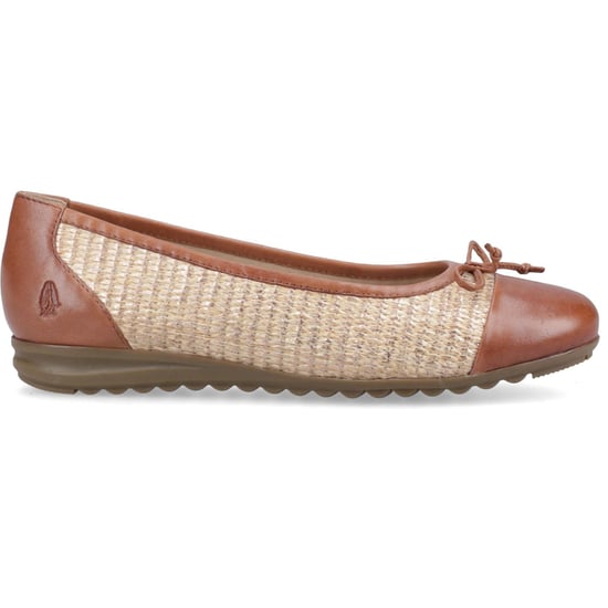 Hush Puppies Laurie Neuskap Leer Vrouwen Tan Standaard Ballerina's - Image 5
