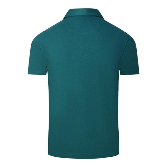 Aquascutum Volwassen Unisex Aldis London Logo Poloshirt (Zeegroen) - Image 2