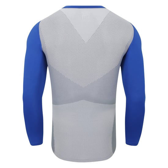 Umbro Heren Pro Base Layer Top met lange mouwen (Diepe branding/grijs) - Image 2