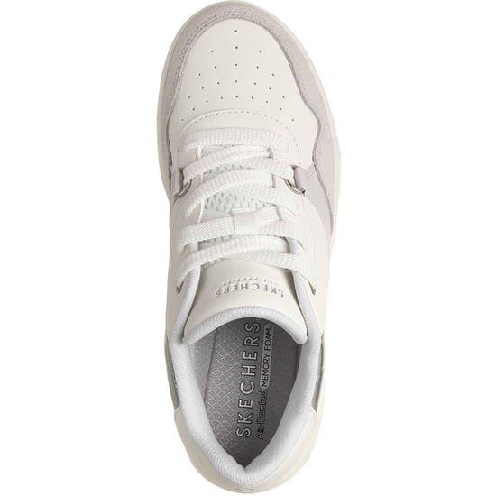 Skechers UNO CTL - Subtiele Glans Polyurethaan Dames Witte Standaard Sneakers - Image 3