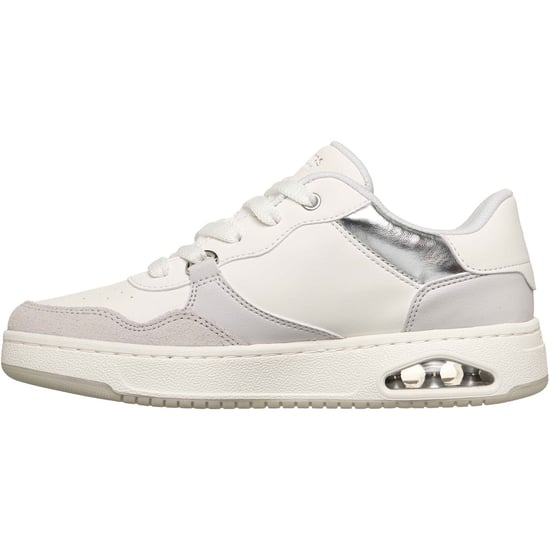 Skechers UNO CTL - Subtiele Glans Polyurethaan Dames Witte Standaard Sneakers - Image 4