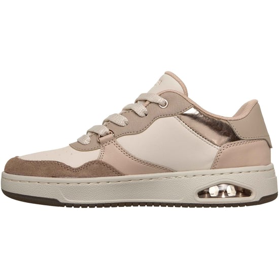 Skechers UNO CTL - Subtiele Glans Polyurethaan Dames Taupe/Multi Standaard Sneakers - Image 4