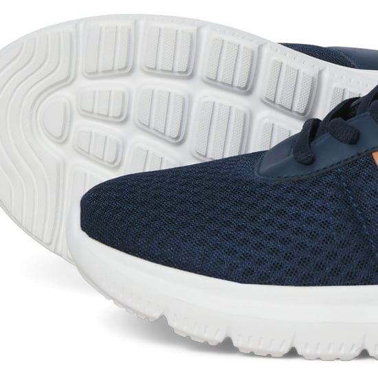 Jack & Jones Taylor Mesh Polyurethaan Heren Marineblauwe Blazer Sneakers - Image 4