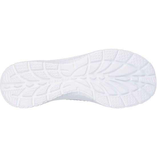 Skechers Virtue Icon Textiel Dames Witte/Zilveren Standaard Sneakers - Image 2