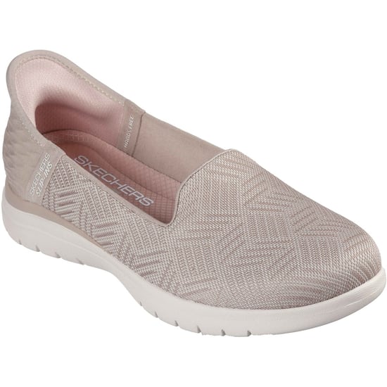 Skechers On-the-GO Flex - Clover Textile Dames Taupe Standaard Sneakers - Image 1