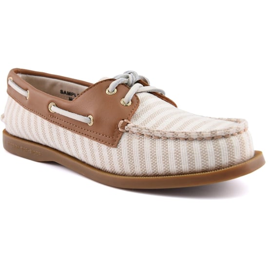Sperry Authentiek Origineel Textiel Vrouwen Wit/Natuurlijk Standaard Bootschoenen - Image 1