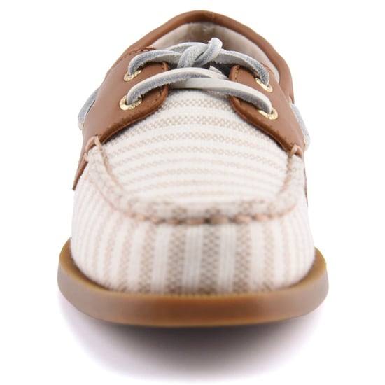 Sperry Authentiek Origineel Textiel Vrouwen Wit/Natuurlijk Standaard Bootschoenen - Image 3